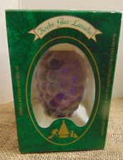 Krebs Sugared Fruit Grape Bunch Christmas Ornament Germany Glas Lauscha picture