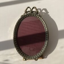 Vintage Brass Ornate Oval Picture Frame Now Italy? Antique Style Fits 5X3 Photo picture