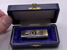 Vintage 950 Silver Japanese Lipstick Case in Box picture