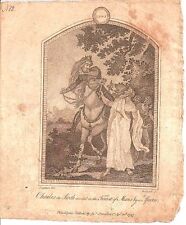 Charles the Sixth accosted in the Forest of Mans by a Spectre-Engraving- 1797 picture