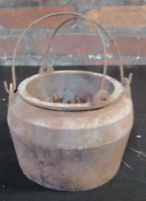 Blacksmith Antique Marietta PA Cast Iron Smelting Pot 00 picture
