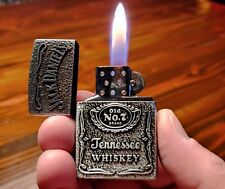 New Vintage Retro Butane Silver Whiskey Lighter for 11.99 picture