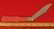 FABULOUS VINTAGE COLONIAL FISH KNIFE SCALE PROVIDENCE RI GREAT SNAP  picture