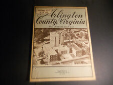 ARLINGTON VIRGINIA Indexed STREET MAP Vintage w Local ADS 1950s-60s Aerial picture