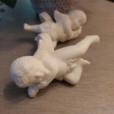 Partylite Cherubs, Pair of Candle Huggers picture