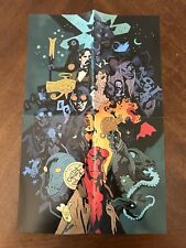 Hellboy 25th Anniversary Italian Promotional Poster Mike Mignola In NM Condition picture