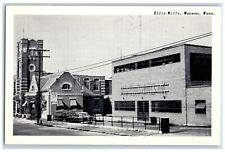 c1930's Ellis Mills Street View Cars Monson Massachusetts MA Vintage Postcard picture