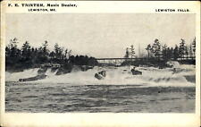 Lewiston Falls Maine ~ Private Mailing Card PMC ~ pub by FE TAINTER Music Dealer picture