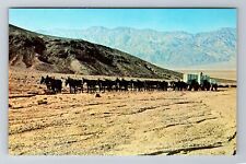 Death Valley CA-California, Typical Twenty Mule Team Outfit, Vintage Postcard picture