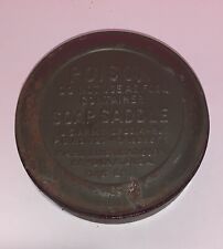 WW2 Saddle Soap Tin Military Vintage 1 Lb US Army Hollingshead Corp Camden NJ picture