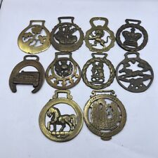 (b) Vintage Brass Horse Harness Bridle Saddle Medallions $19 Each picture