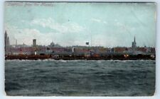 LIVERPOOL from the Mersey ENGLAND UK 1907 Postcard picture