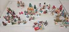 Lemax and Others;Christmas & More Huge Lot of 65 Vintage Figurines RETIRED picture