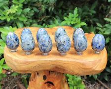 Polished Sodalite Egg with Stand (Gemstone Egg, Crystal Egg) picture