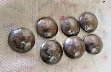 VINTAGE STERLING SILVER BUFFALO BUTTONS (sold individually) picture