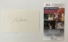 Lee Iacocca Signed Autographed 3x5 Card JSA Certified Chrysler Ford CEO picture