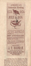 Vintage Hawley, PA 1776-1876 Commemorative Centennial Pamphlet picture
