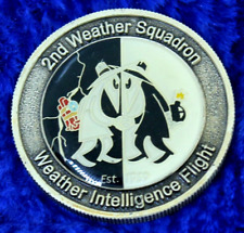 USAF 2nd Weather SQ Intelligence FLT DIA CIA NSA DOD NRO Challenge Coin ZZ-6 picture