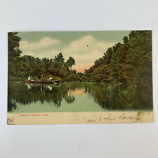 Postcard Maine Portland Riverton Park Scene Row Boat 1907 Posted Divided Back picture