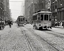 1911 STREET CARS in CLEVELAND 8.5x11 Photo picture