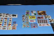 80's Vintage Wow & Retired Stickers Lot Scented Puffy Animal Sheet Halloween + picture