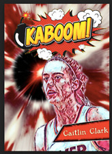 2024 Caitlin Clark Kaboom Custom Art Trading Card PIRATES picture
