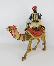 Large 16 inch Black Wiseman on Camel Christmas Nativity Figure picture