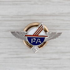 Piedmont Airlines Service Pin Diamond 10k Gold Souvenir Lapel picture