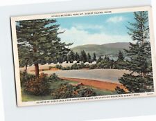 Postcard Glimpse Of Eagle Lake From Horseshoe Curve Acadia National Park ME USA picture