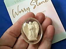 Angel Light Pocket Stone Token By Angel Star Worry Stone Protection Gift Bag picture