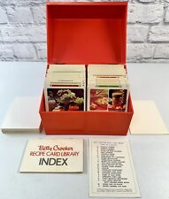 *MINT* Vintage 1971 Betty Crocker Recipe Card Library in Orange Box picture
