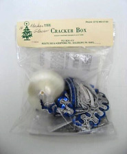 Vintage CRACKER BOX ALASKAN GLACIER Bead Sequin Christmas Ornament Kit RETIRED picture