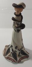 Lenox Porcelain Figurine Tea At The Ritz Woman in an Art Deco Dress Feather Hat picture