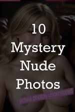 Nude Random Busty Cute Pin Up Woman Photos Sexy - Mystery Nudes Lot of 10 - 4x6 picture