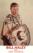 Rock & Roll Bill Haley & the Comets Holds Sombrero Vintage Original Postcard picture