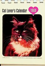 1969 CAT LOVER'S STAND UP CALENDAR - E8A picture