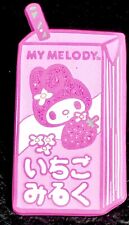 My Melody GLITTER Strawberry Milk Box Enamel Pin Loungefly Loungefly Hello Kitty picture