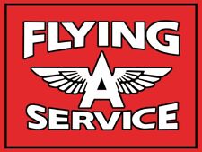 Flying A Gasoline & Auto Service NEW Metal Sign: 12x16