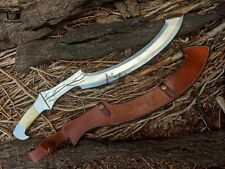 Thunder Khopesh Sword Handmade High Carbon Steel Blade, Viking Sword With Sheath picture