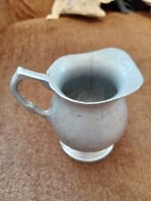 Small Antique Pewter Pitcher.  4