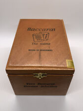 Baccarat The Game Wooden Cigar Box Only Madura King Baccarat Havana Selection picture