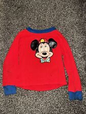 Vintage Mickey Mouse Knit Sweater With Moving Embossed Eyes picture