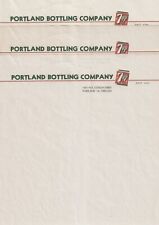7 Up Portland Bottling Company Early Letterhead Lot of 10 Unused Soda Uncola picture