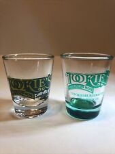 Tookies Hamburgers and More Shot Glasses Lot of 2 picture