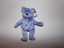 March 9, 1999 Ty Original Beanie Babies Blue Clubby II Bear PE w/Tags (8 inches) picture
