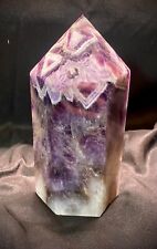 Chunky Chevron Amethyst Tower picture