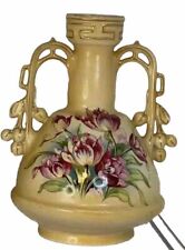 Antique Vienna Austria Vase Circa 1900 Peonies Gold Gilding  Hallmarked picture