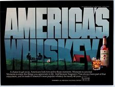 Seagram's 7 AMERICA'S WHISKEY Landscape View 1985 Print Ad 8