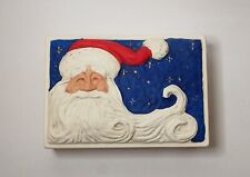Vintage Santa Claus Ceramic Lidded Box Numbered - Possibilities Hand-Painted Box picture