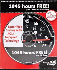 SPEEDOMETER America Online Collectible / Install Disc, AOL CD V9.0, Vintage picture